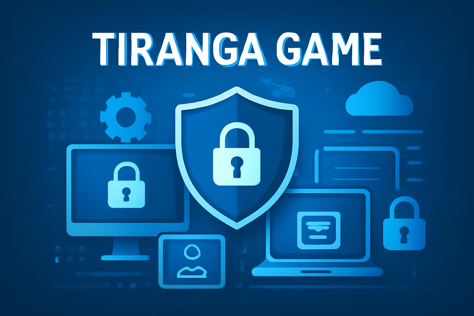 Visual representation of Tiranga Game Security with security elements.