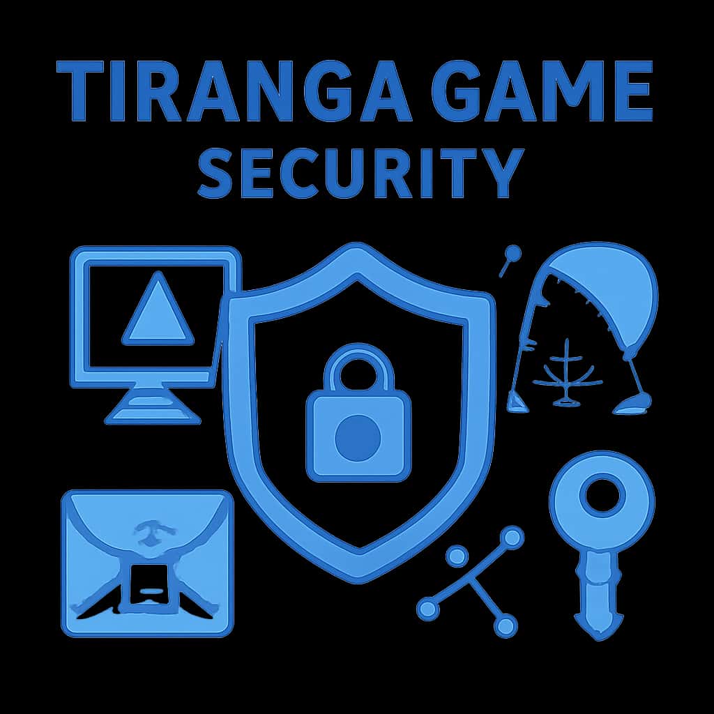 Diagram illustrating Tiranga Game Security concepts.