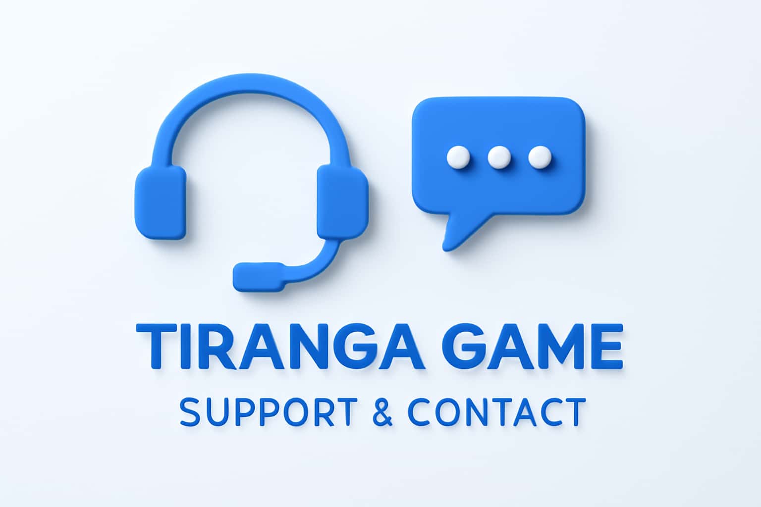 Tiranga Game Support & Contact Interface