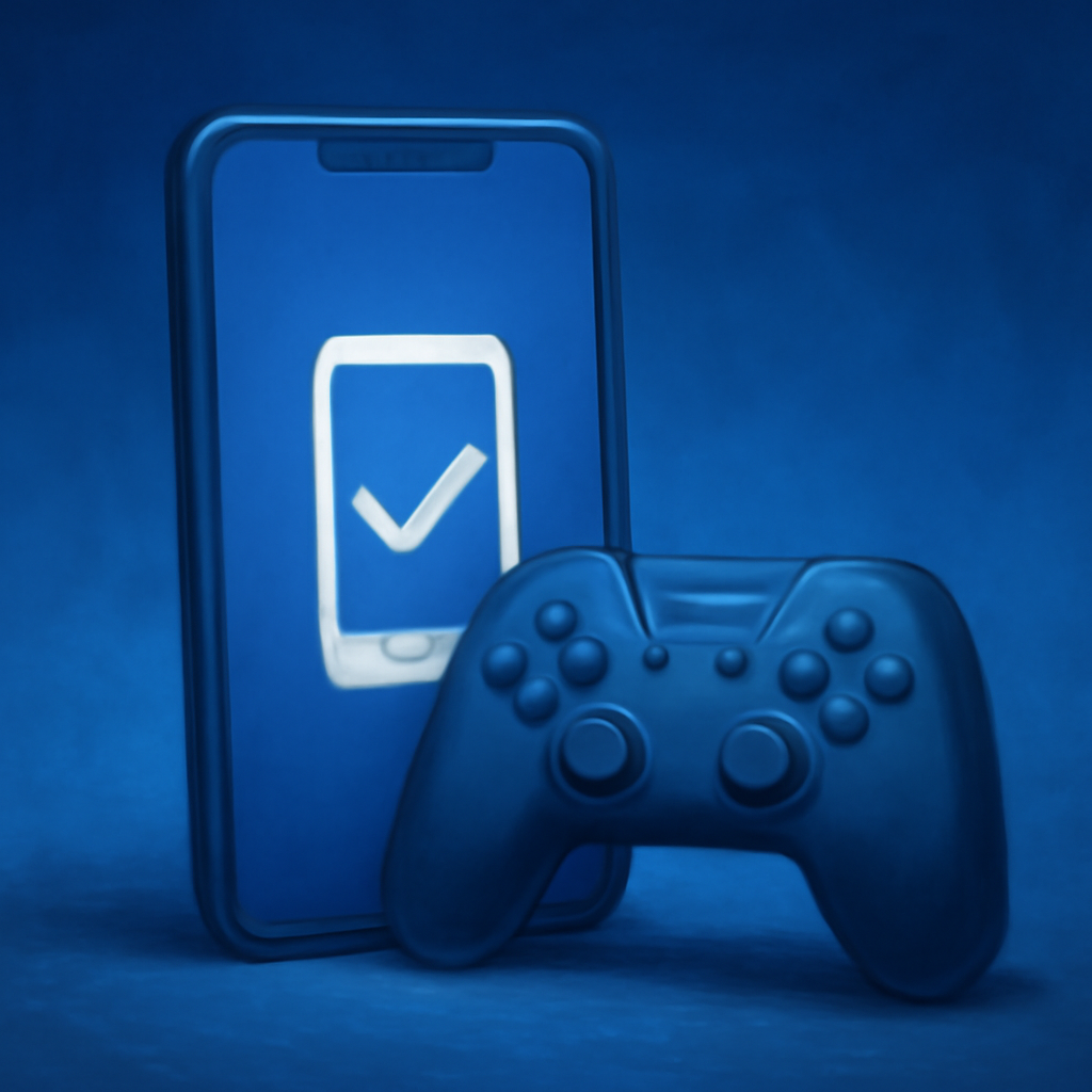 An icon illustrating the concept of account verification for Tiranga Game.