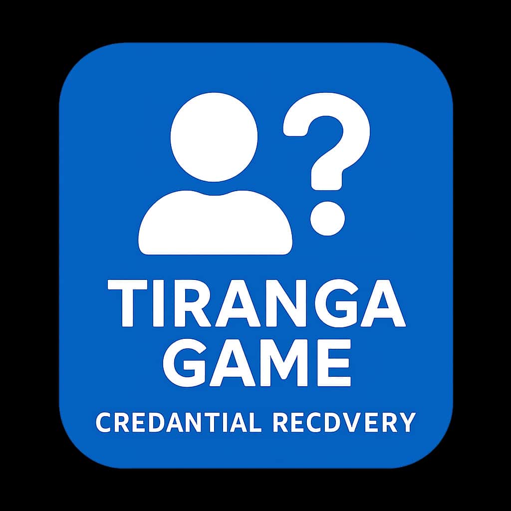An icon for Tiranga Game Credential Recovery, symbolizing assistance and guidance.