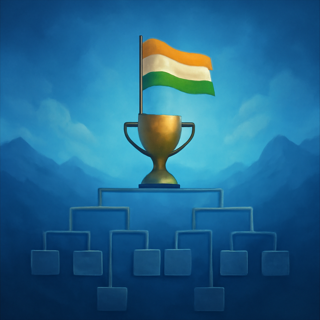A badge symbolizing the secure access features of Tiranga Game.